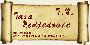 Tasa Međedović vizit kartica